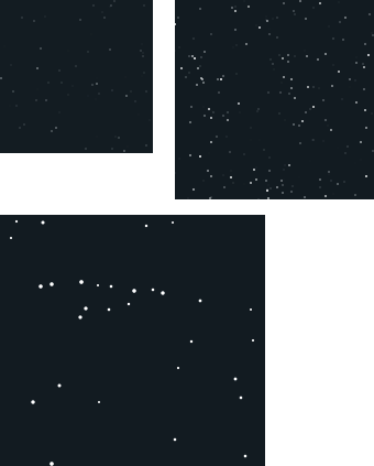 Background star layer images